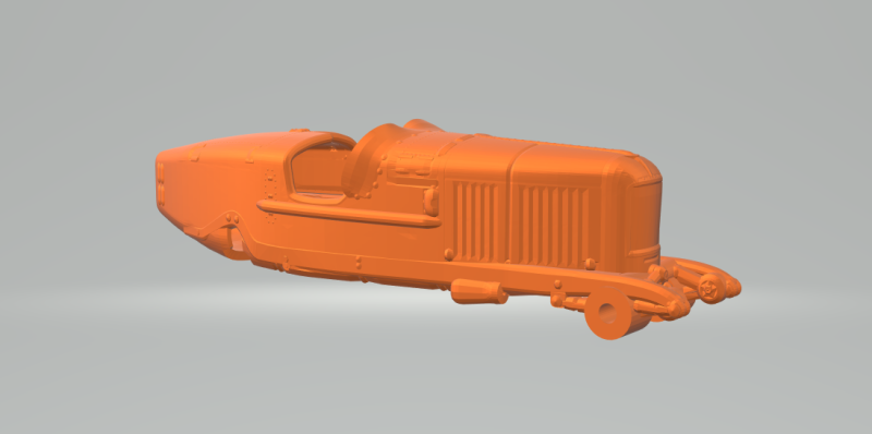Fiat 805 3D Print Model .c4d .max .obj .3ds .fbx .stl .blend 