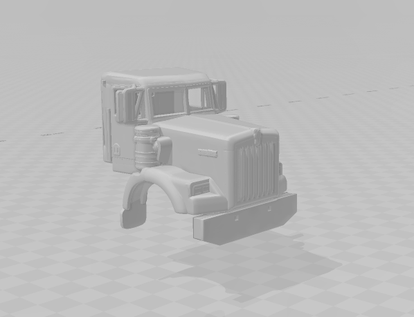 Kenworth cabin 3D Druckmodell .c4d .max .obj .3ds .fbx .stl .blend 