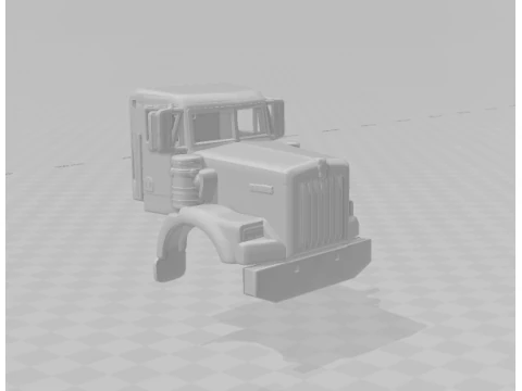 Kabina Kenwortha Model do druku 3D