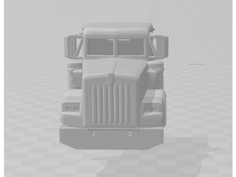 Kenworth cabin 3D Druckmodell