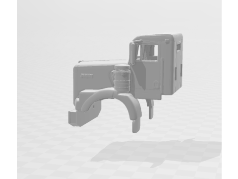Kenworth cabin 3D Druckmodell