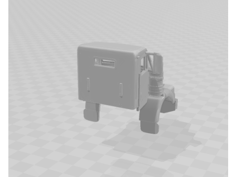 Kenworth cabin 3D Druckmodell