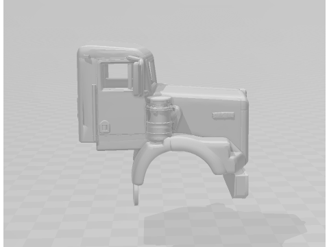 Kenworth cabin 3D Druckmodell