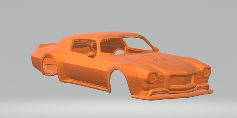 Camaro custom Model do druku 3D .c4d .max .obj .3ds .fbx .stl .blend 