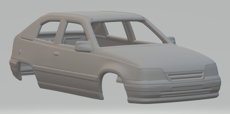 Opel kadett 3D Baskı Modeli .c4d .max .obj .3ds .fbx .stl .blend