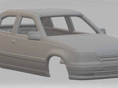 Opel Kadett 3D Baskı Modeli