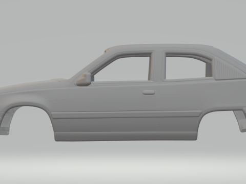 Opel kadett 3D Baskı Modeli