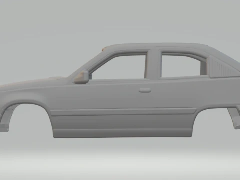 Opel kadett 3D Print Model