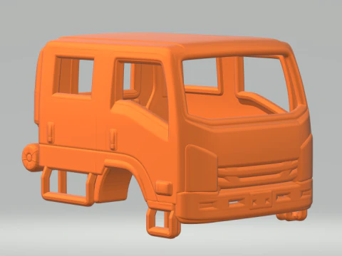 Tripulaci&oacute;n nps de cabina isuzu Modelo de impresión 3D