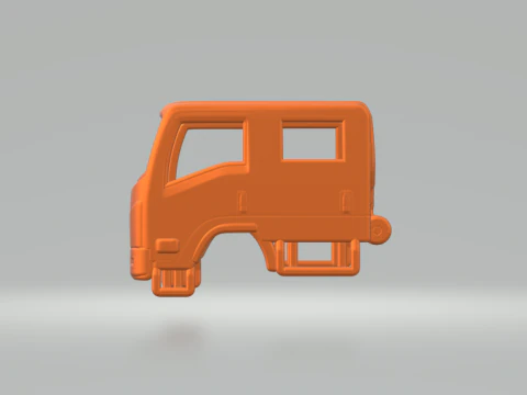 Isuzu cabin nps crew 3D Print Model