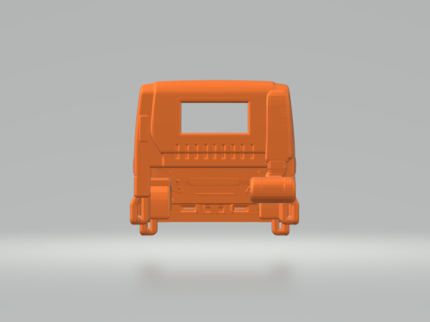 Isuzu cabin nps crew 3Dプリントモデル