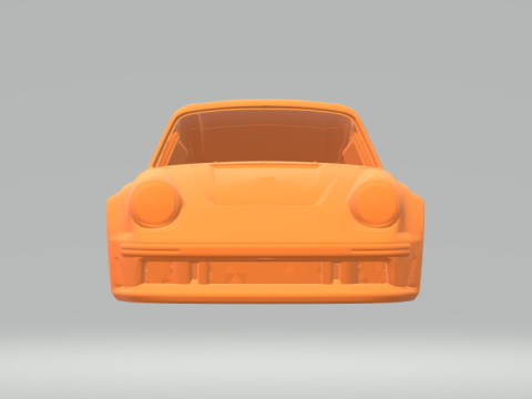 Porsche 911 custom singer 3D Druckmodell