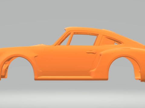 Porsche 911 custom singer 3D Druckmodell