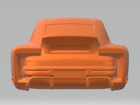 Porsche 911 custom singer 3D Druckmodell