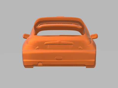 Peugeot 206 rally Modèles 3D en vedette