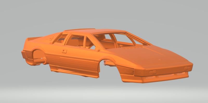 Lotus esprit 3D Baskı Modeli .c4d .max .obj .3ds .fbx .stl .blend