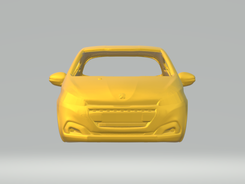Peugeot 208 3D Print Model