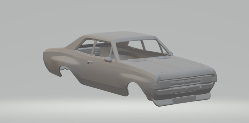 Opel Commodore Model do druku 3D .c4d .max .obj .3ds .fbx .stl .blend 
