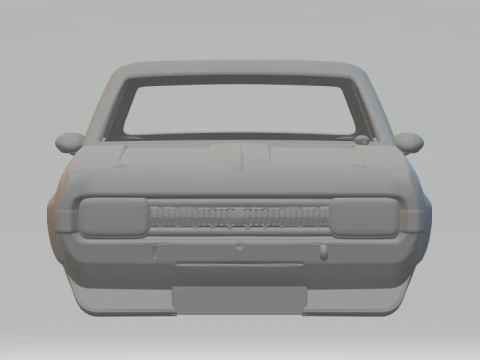 Opel Commodore 3D Print Model