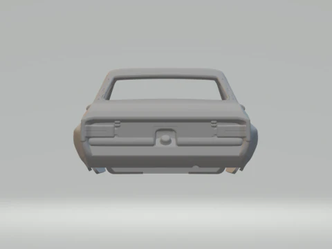 Opel Commodore 3D Print Model