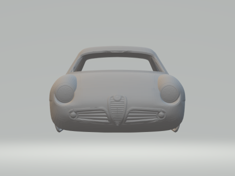 阿尔法罗密欧朱丽叶 sz 3D 打印模型