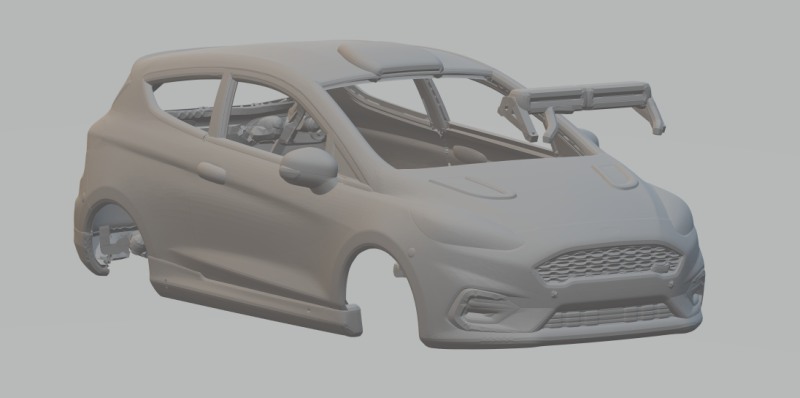 Fiesta rally Modelo de Impressão 3D .c4d .max .obj .3ds .fbx .stl .blend 