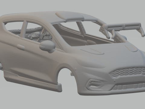 Fiesta rally Modelo de Impressão 3D