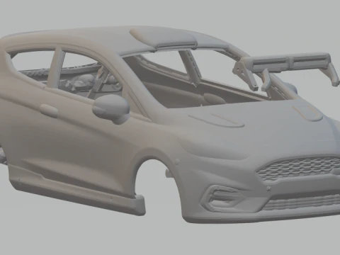 Fiesta rally 3D Print Model