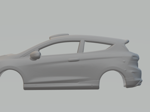 Fiesta rally Modelo de Impressão 3D