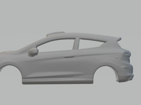 Fiesta rally 3D Print Model