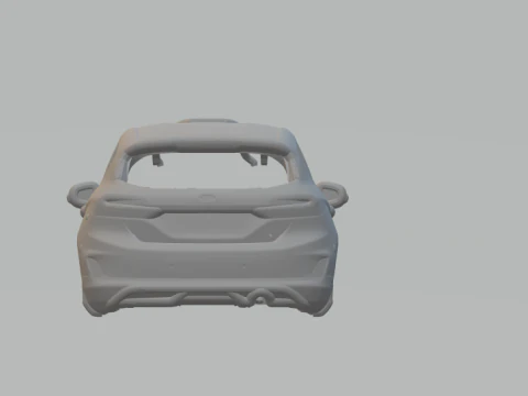 Fiesta rally 3D Print Model