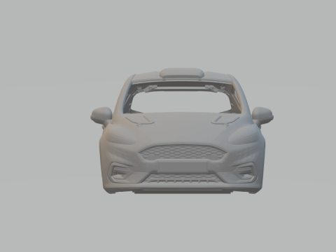 Fiesta rally Model Cetak 3D