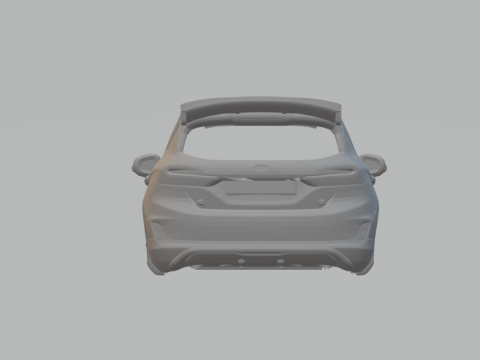 Fiesta rally Model Cetak 3D