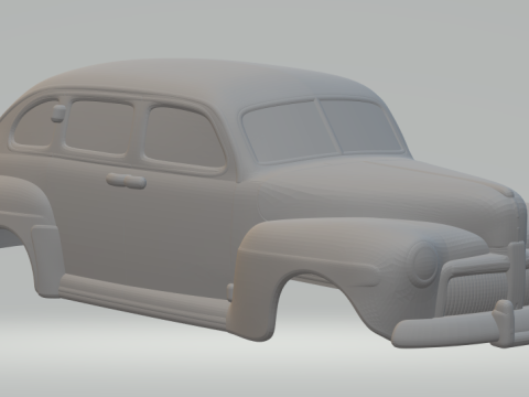 Tudor sedan Modelo de Impressão 3D