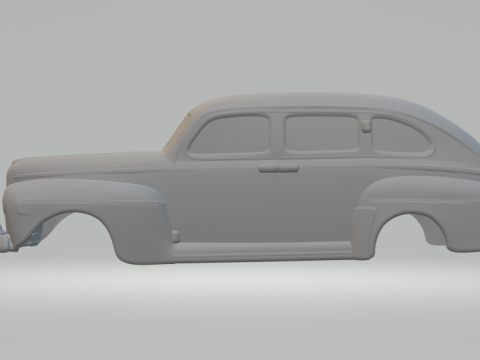 Tudor sedan Model Cetak 3D
