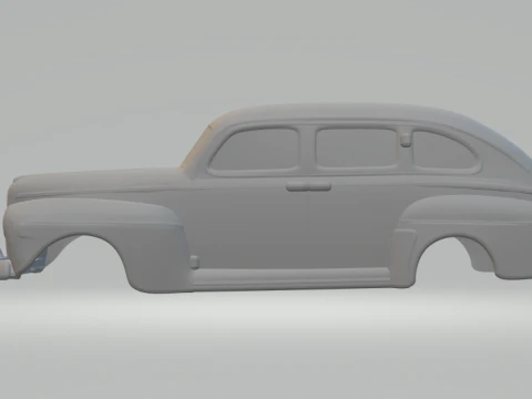 Tudor sedan 3D Print Model