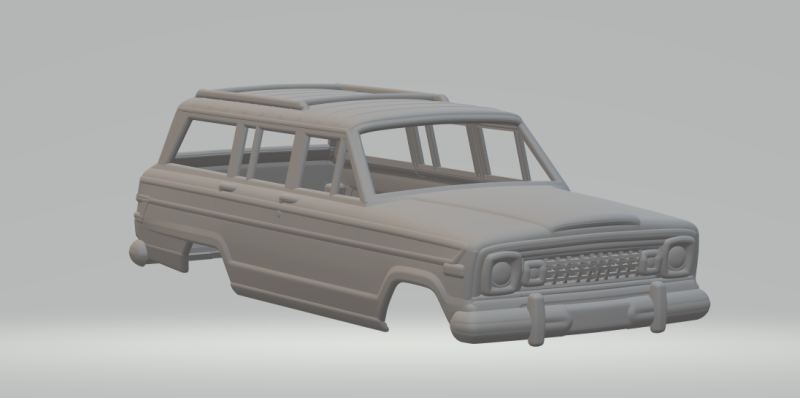 Jeep-Wagoneer Modelo de Impressão 3D .c4d .max .obj .3ds .fbx .stl .blend 