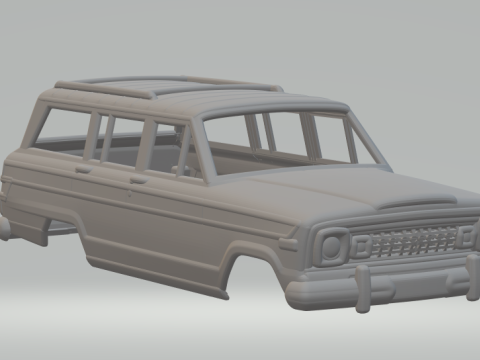 Jeep-Wagoneer Modelo de Impressão 3D