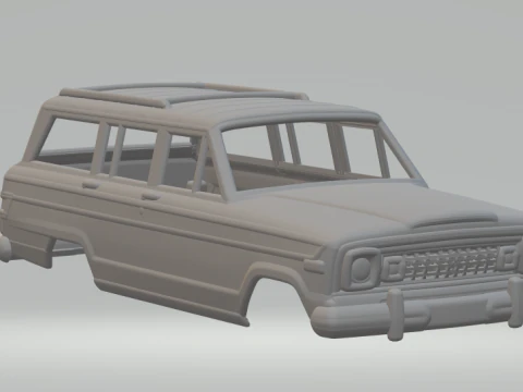 जीप-वैगोनर 3D प्रिंट मॉडल