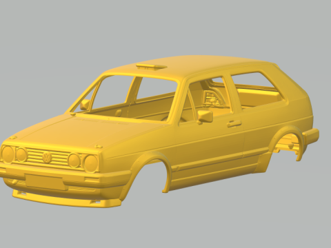 Vw golf rally 3D Принт Модель