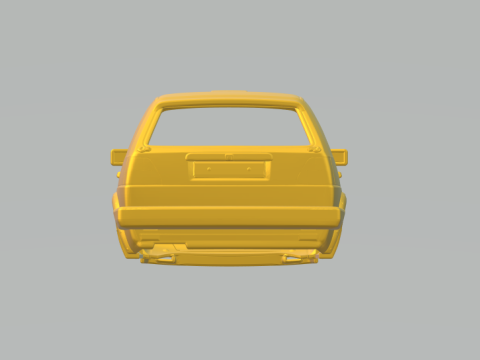 Vw golf rally 3Dプリントモデル