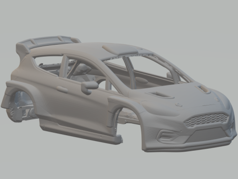 Fiesta rally 2 3D Print Model