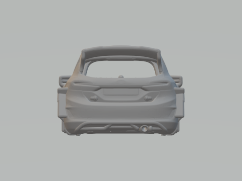 Fiesta rally 2 3D 打印模型