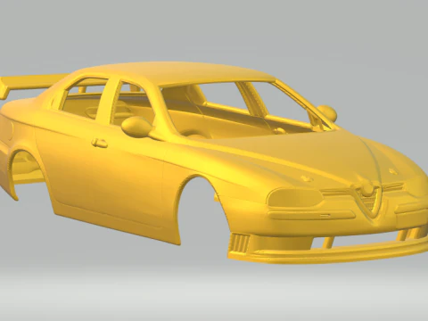 Alfa romeo 156 btcc 3D Print Model