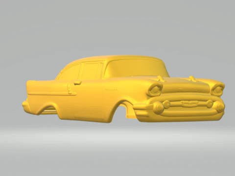 शेवरले बेल एयर बंद 3D प्रिंट मॉडल