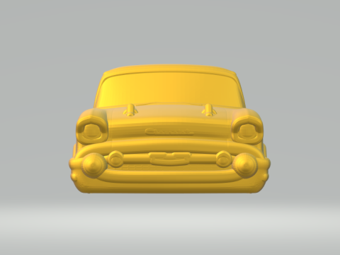 쉐보레 벨에어 폐쇄 3D 프린트 모델