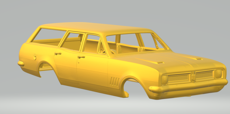 Holden wagon Modello di stampa 3D .c4d .max .obj .3ds .fbx .stl .blend