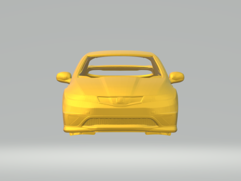 Honda civic type r 3D Принт Модель