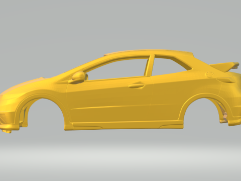 Honda civic type r 3D Принт Модель