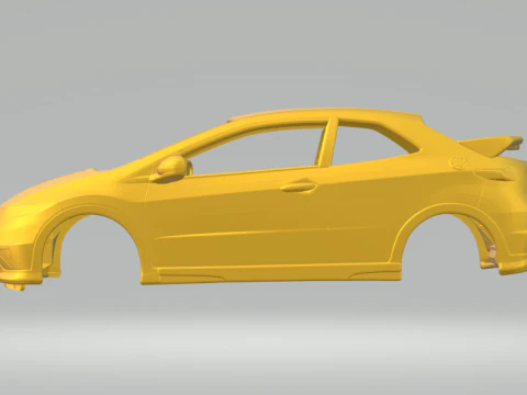 Honda civic type r 3D Print Model
